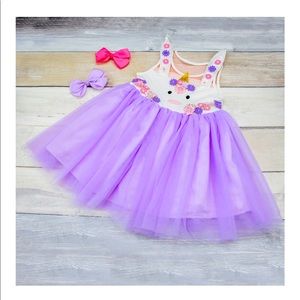 Oakie and Lu Unicorn tulle dress